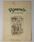 Old Vintage Ramon s Menu Vintage Kansas City Restaurant Menu Mexican Restaurant