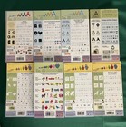 Cricut Cartridge Mixed Lot Of 10  Link Status Unknown  Assume Linked