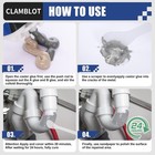Strongest Metal Steel Aluminum Bond Permanent Fix Glue Epoxy Cold Weld System