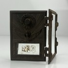 Vintage Brass Usps Post Office Po Box Door Single Dial Flying Eagle Works