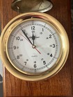 Seth Thomas Chesapeake Clock   Brass Bell Model 1047 Works 