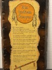 Vtg 1970s    an Indian Prayer    Wooden Decoupage Wall Plaque Rustic Mid-century