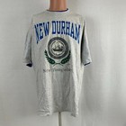 Vintage New Durham T Shirt Mens Size Xl Grey New Hampshire Seal 90s