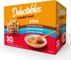 Hartz Delectables Stew Variety Pack Lickable Cat Treats  1 4-oz Tube  30 Count