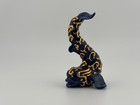 Lenox Treasury Of Dolphins Cobalt Blue Gold Trim Handcrafted In Malaysia 1997