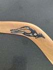 Vintage Boomerang Australian Wooden Kangaroo Kippa Ring Aboriginal M24