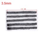 100pcs Tubeless Seal Patch Black Tire Repair Kits Rubber Strips For Self Repair