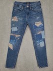Polo Ralph Lauren Girls The Astor Slim Boyfriend Patchwork Denim Jeans - Size 7