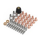 45pcs For Yeswelder Cut65ds Ipt40 Plasma Cutting Torch Tip Electrode Consumablyb
