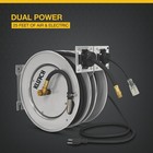 Klutch Combo Air And Electric Hose Reel