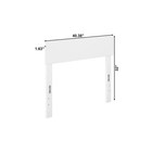 Afi Boston Twin Headboard In White