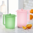 Tupperware 6-cup   8-cup Heritage Sheer Pitcher Set Pink   Green New