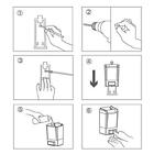 Greesuit Soap Dispenser Wall Mount 1000ml Commercial Manual Soap Dispenser Wall