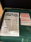 Caribbean Stud Poker   Texas Hold   em Official Casino Game Set W  Cards Chips Vtg