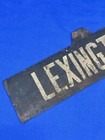 C 1925 Nyc Subway Car Side Window Destination Plate Lexington Ave  Express 25 5 