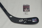 Matt Rempe Signed Full-size Blue Hockey Stick New York Rangers Jsa Coa