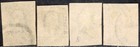 Mexico 1861 Four Stamps Sc    8 Used For Special For Study