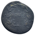  refined Style  Caesar Augustus  25 Bc  Roman Provincial Bronze Coin  Pergamum