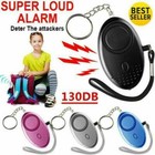 Safe Sound Personal Alarm Keychain With Led Light 140db Emergency Women Defense