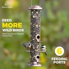 Metal Bird Feeders For Outdoors Hanging  Wild Chew-proof Weatherproof  Copper