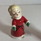 Vintage Christmas Kissing Angels Salt Pepper Shakers Hugging Made In Japan