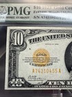 Dbr 1928  10 Gold Certificate Fr  2400 Pmg 45 Serial A74310455a