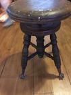 Charles Parker Co Adjustable Piano Stool