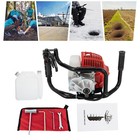 52cc Gas-powered Earth Auger Post Hole Digger 2hp 2-stroke Engine W o Drill Bit