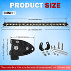 20 Inch Dual Color Strobe Led Light Bar Ultra Thin 6d Lens 720w Utv Atv Truck