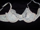 Vtg Victoria s Secret Gold Label Satin   Lace Underwire Bra Made In Usa 38b