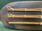 Vintage Scale Model Of 3 Whaling Harpoons  tools Wall Mount   Nautical Decor