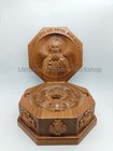 Reliquary Box Orthodox Carved Wooden Icon Of Sergius