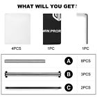 Proreck Portable Dj Foldable Facade Scrim Event Booth Panels With Travel Bag