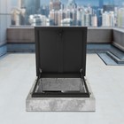 Aluminum Alloy Roof Security Door Square Roof Hatch 90   Roof Access Hatch Black