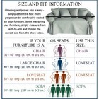 100  Cotton Washable Solid   Bow Tie Round Arm Slipcover Sofa Loveseat Arm Chair