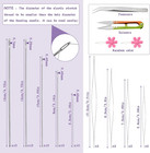 58 Pcs Beading Needles For Jewelry Making  Big Eye Beading Needles Ultra-thin St