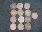 Morgan Silver Dollars Circulated - Lot Of 13 Coins