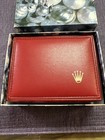 90   s Rolex 14 00 71 Red Women   s D-j Leather Box  Case   Replacement Pillow       