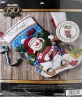 Nordic Snowman 86819 Bucilla Felt Applique Stocking Kit New Unopened
