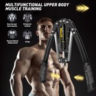 Twister Arm Trainer Adjustable 22-440lbs Hydraulic Power Chest Exerciser For Men
