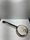 Vintage Lida Japan 5-string Archtop Banjo W  Hard Case  wear And Tear 
