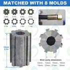 Portable 5600kn Hydraulic Hose Crimper Pipe Crimping Machine With 8 Sets Dies