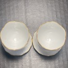 Herend Hungary Rothschild Bird 265 ro Egg Cup W attached Underplate  2 1 4  2x