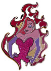 Disney Pin Jessica Rabbit Smiling Surrounded By Flames Pp37026   2005 