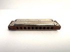 Rare Vintage Hohner Band Harmonica No  132  With Original Box 