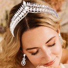 Pearl Tiaras And Crown Crystal Head Crowns Rhinestone Princess Tiaras Wedding   