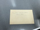 William Mckinley Us President Signed Autograph White House Card Cut