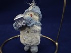 Snow Buddies Ornament Powder W  Caboose Snowmen Winter Christmas In Box Vintage