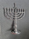 Rite-lite 8 5  Judaica Silver David Menorah Chanukah Jewish Hanukkah 9 Candle