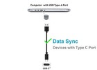 Usb C To Usb A White Premium Charging Data Cable 3ft 1m 56k Ohm Usa Seller 